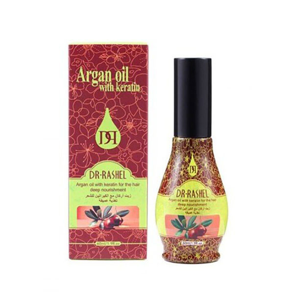 روغن مو دکتر راشل مدل آرگان و کراتین حجم 60 میلی لیتر