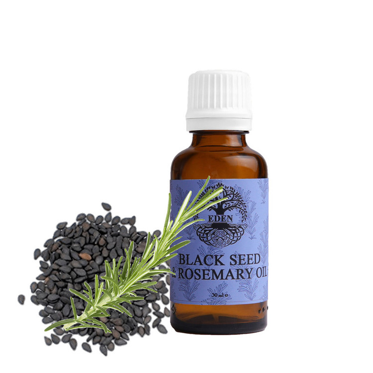 روغن سیاه دانه رزماری ایدن ریپاریا کد 002 مناسب برای انواع مو حجم 30 میلی لیتر