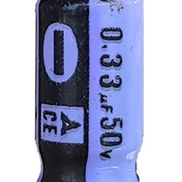 خازن 0.33 میکروفاراد 50 ولت مدل SK-3350 بسته 6 عددی
