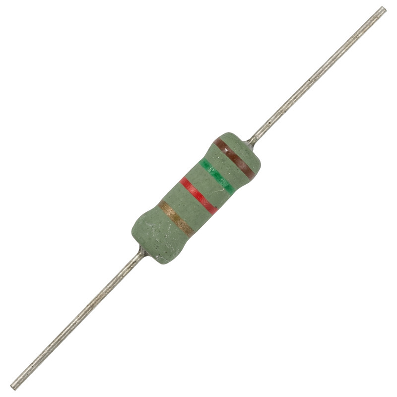 مقاومت 1.5 کیلو اهم 3 وات مدل 1.5K/3W بسته 12عددی