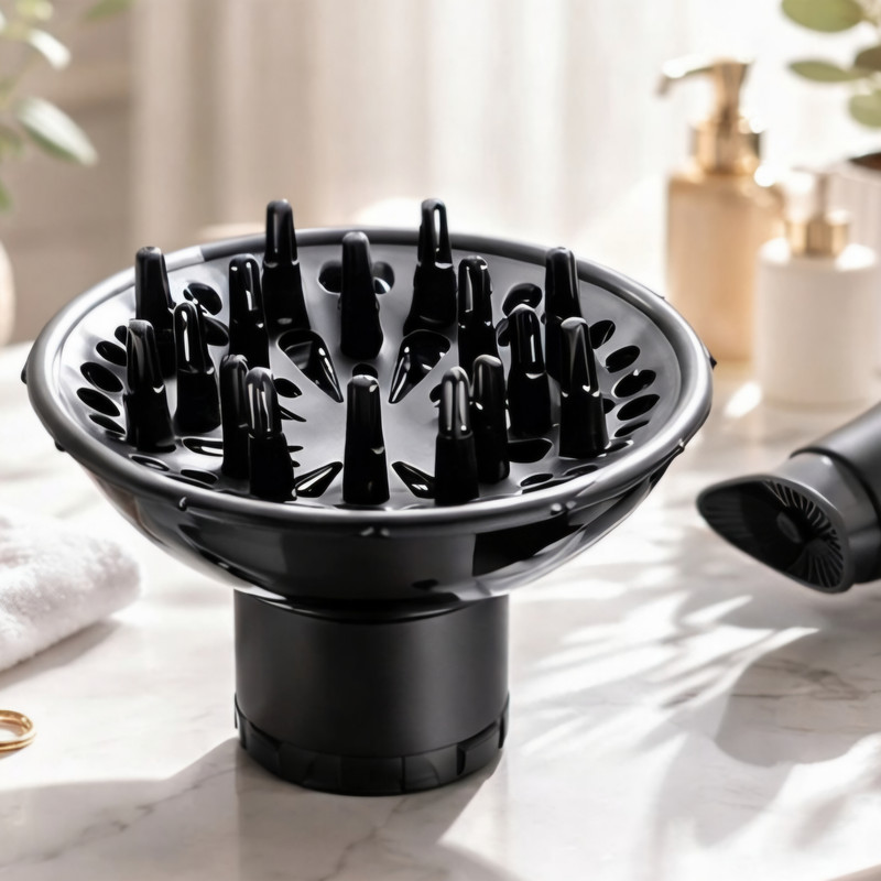 دیسپانسر سشوار وی جی ار مدل V-444D با طراحی شاخکدار، حجمدهنده، فرکننده، خشککننده قوی، پخش یکنواخت گرما، مناسب استفاده خانگی و حرفهای