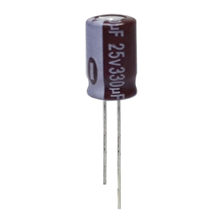 خازن الکترولیت 330 میکروفاراد 25 ولت آکسبوم مدل TEC-33125