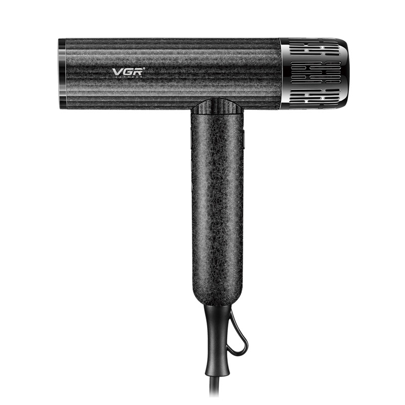 سشوار حرفهای وی جی ار مدل V-640HD با توان 1900 وات، موتور BLDC، تنظیمات دما در چهار حالت، تنظیم سرعت در سه حالت، خشککنندگی قوی، صافکنندگی، حجمدهندگی، پخش یکنواخت گرما، همراه با دیسپانسر و متمرکزکننده باریک و پهن