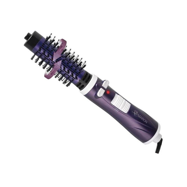 سشوار برسدار چرخشی 1000 وات پرومارون مدل RL-8814، موتور DC، وزن 480 گرم، المنت فلز، با قابلیت باد سرد، فناوری تولید یون، سیم گردان