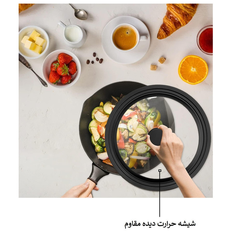 در قابلمه و تابه مدل Universal سایز 24