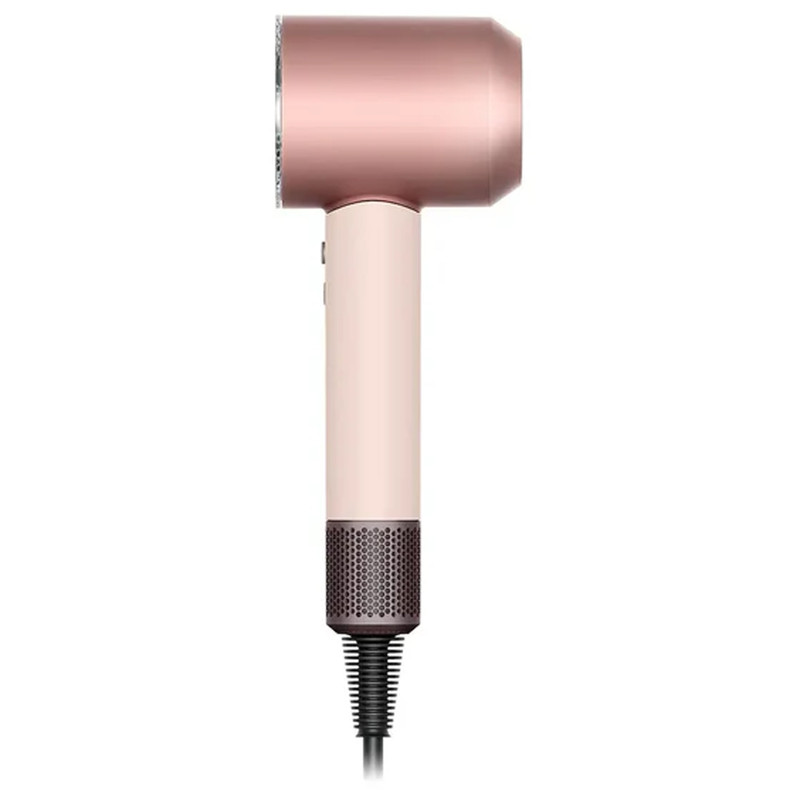 سشوار حرفهای 1600 وات دایسون مدل Supersonic nural SBBP، موتور AC، وزن 820 گرم، دارای سری متمرکزکننده پهن، خشککن ملایم، سری دندانهدار، کیف نگهدارنده با ویژگی صافکنندگی، حجمدهندگی، با قابلیت باد سرد