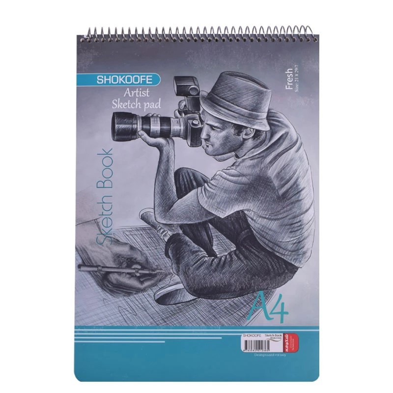 دفتر طراحی 50 برگ شکوفه مدل photographer-pro
