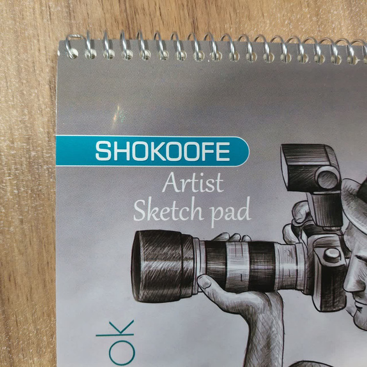 دفتر طراحی 50 برگ شکوفه مدل photographer-pro