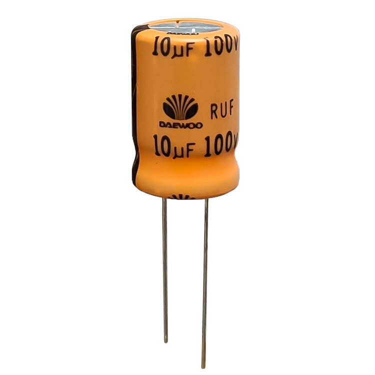 خازن 10 میکروفاراد 100 ولت دوو مدل SK-10100 بسته 4 عددی