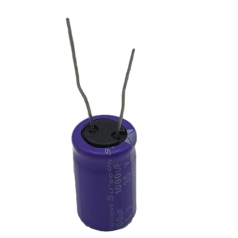 خازن 100 میکروفاراد کد 35v بسته 10 عددی