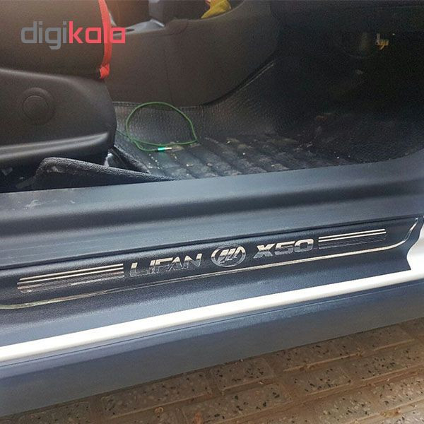 برچسب پارکابی خودرو کد SK040 مناسب برای لیفان ایکس 50 مجموعه 4 عددی