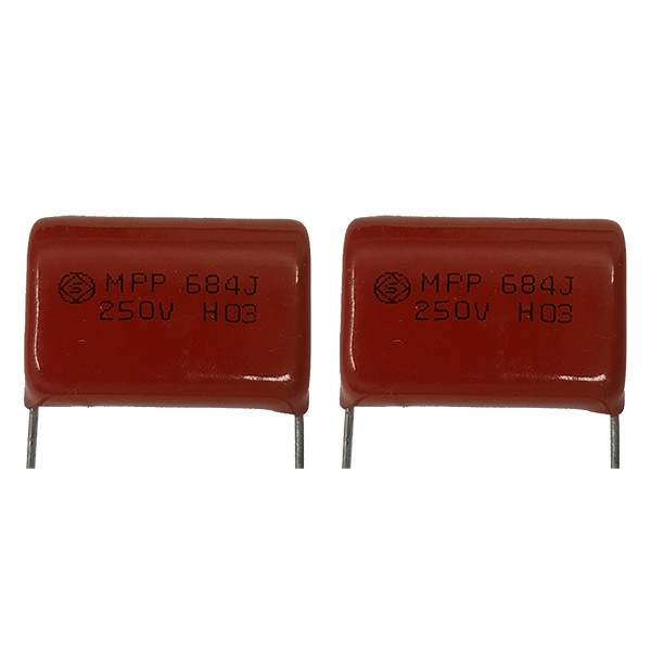 خازن 680 نانوفاراد 250 ولت مدل 684J/250V بسته 10عددی