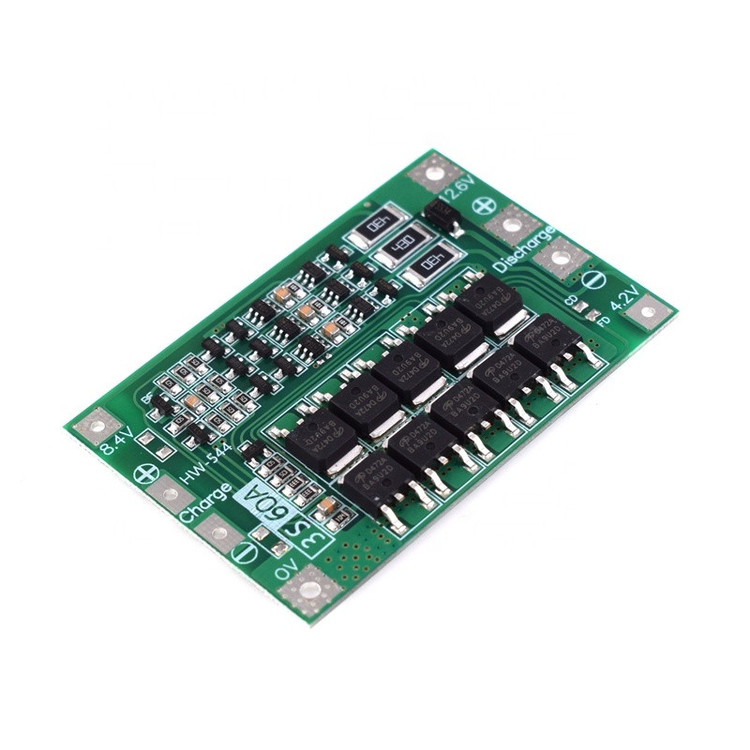 ماژول محافظ شارژ و دشارژ باتری لیتیومی مدل 3S-60A کد Balaned-10mos