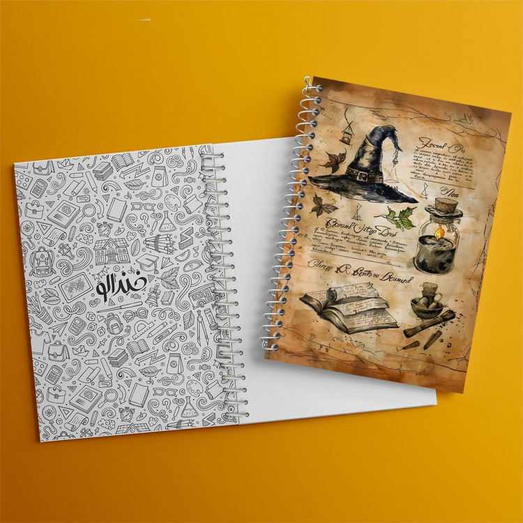 دفتر شطرنجی 50 برگ خندالو طرح هری پاتر (Harry Potter) کد F10556