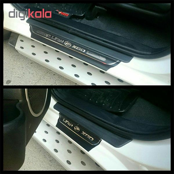 برچسب پارکابی خودرو کد SK041 مناسب برای لیفان ایکس 60 مجموعه 4 عددی