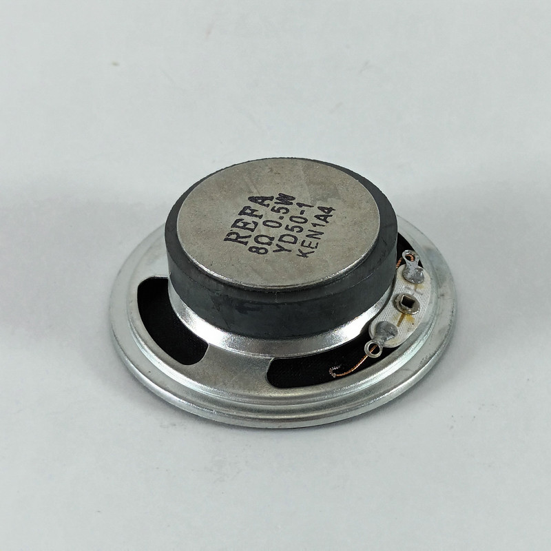 بلندگو 8 اهم 0.5 وات مدل 50mm اسپیکری