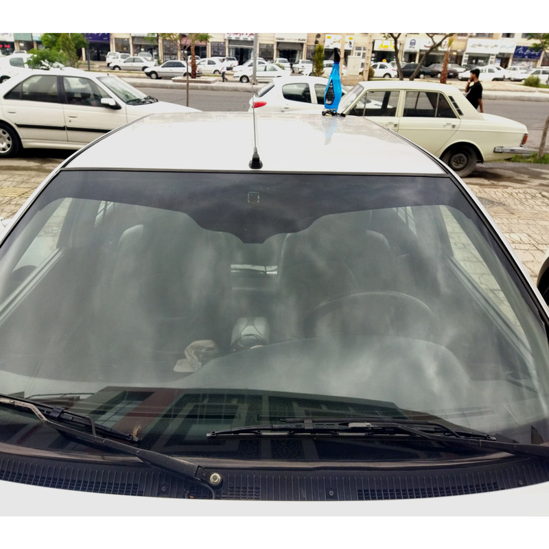 برچسب آفتابگیر شیشه جلو مدل PERFECT GLASS مناسب برای پژو پارس
