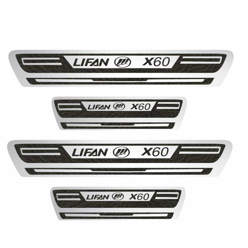 برچسب پارکابی خودرو کد A030 مناسب برای لیفان x 60 بسته 4 عددی