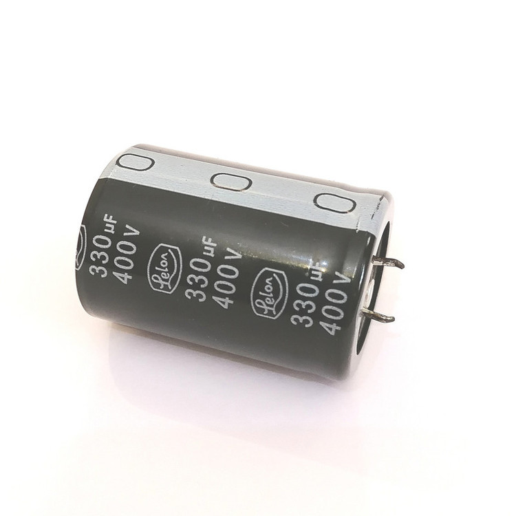 خازن الکترولیت 330 میکروفاراد کد 400V lelon