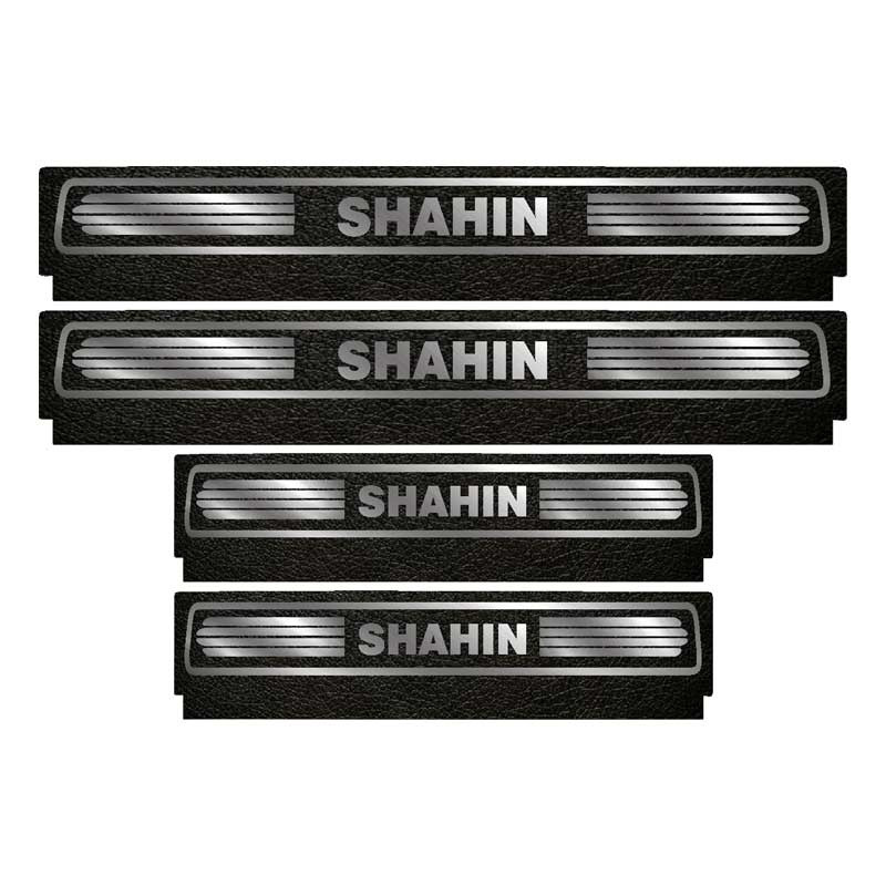 برچسب پارکابی خودرو لندمون کد LM094 MS مناسب برای شاهین مجموعه 4 عددی به همراه جا کلیدی