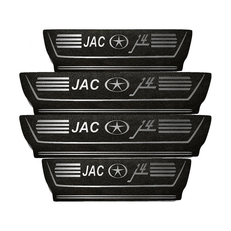 برچسب پارکابی خودرو مهدیار طرح چرم کد pka1022 مناسب برای جک j4 بسته 4 عددی