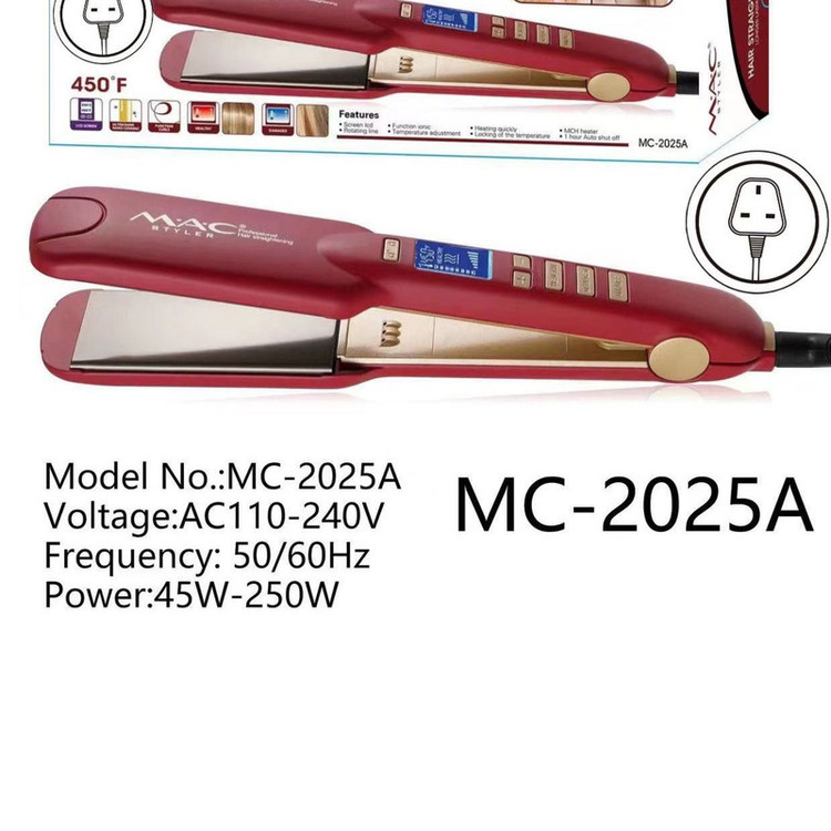 اتو و حالت دهنده ی مو مک استایلر مدل mc-2025A