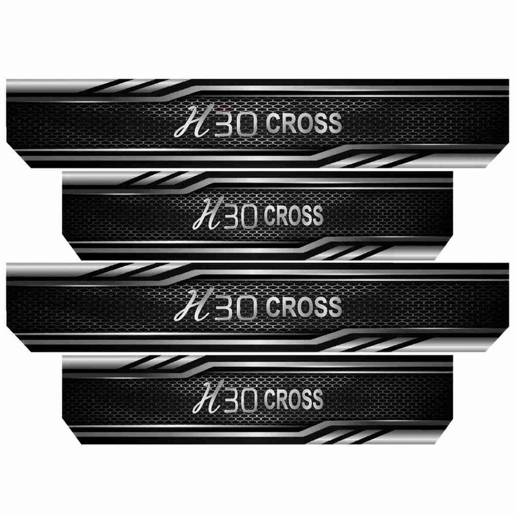 برچسب بدنه خودرو رایسان کد SP2036 مناسب برای H30 Cross مجموعه 4 عددی