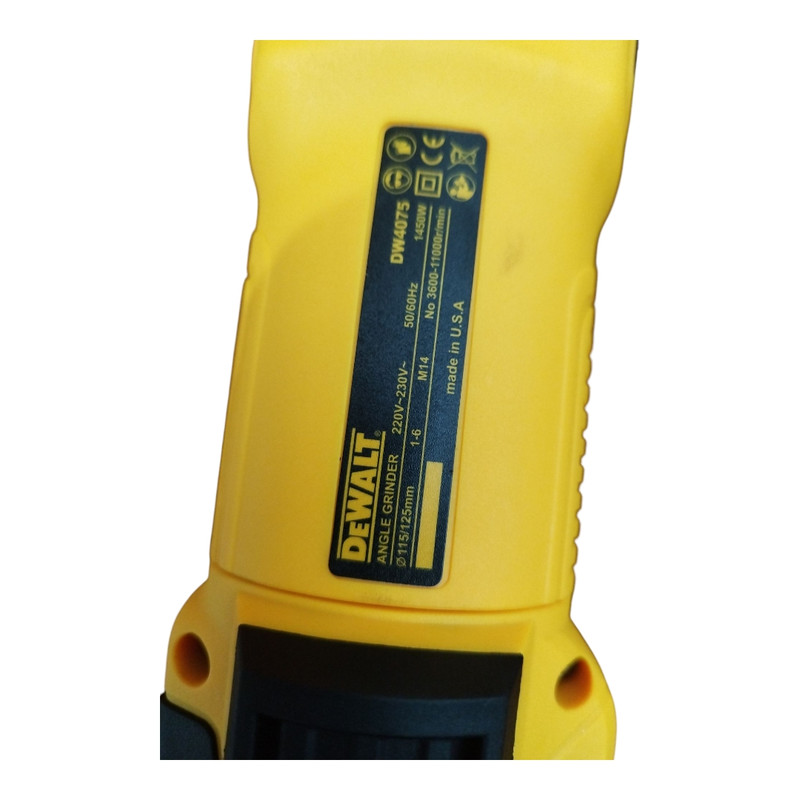 مینی فرز دیمردار 115-125 میلیمتری 1450 وات دیوالت مدل US-4075