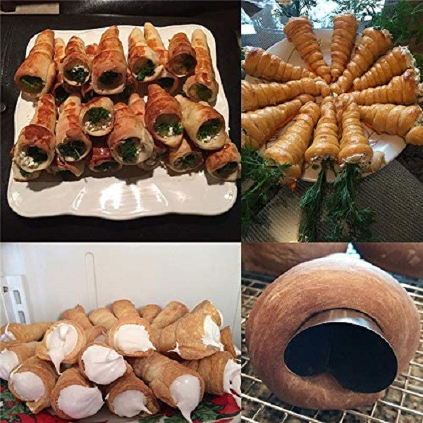 قالب شیرینی به گز طرح قیف مدل Be بسته 3 عددی