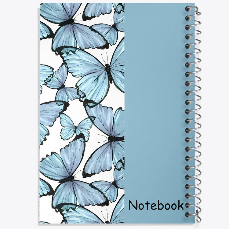 دفتر طراحی 50 برگ خندالو طرح بافت پروانه ای کد N6704