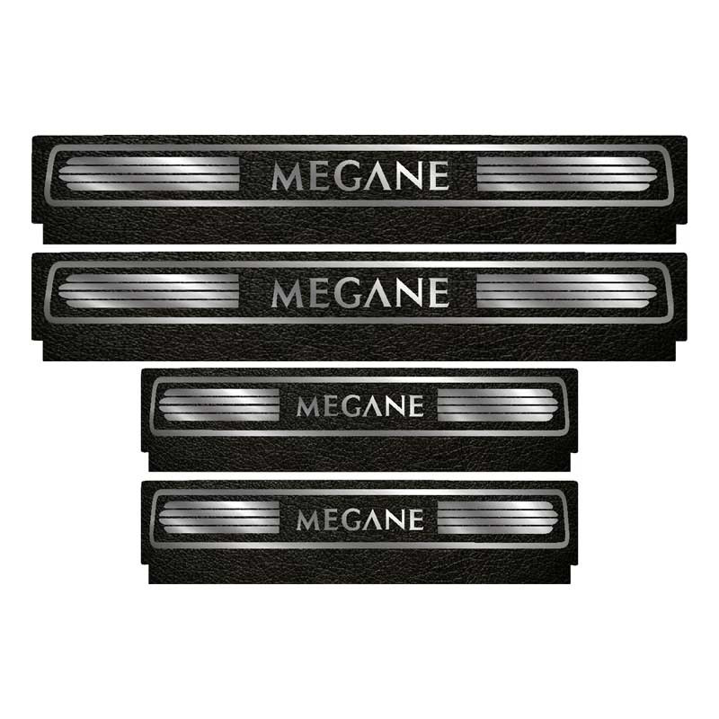 برچسب پارکابی خودرو لندمون کد LM095 MS مناسب برای مگان مجموعه 4 عددی به همراه جاکلیدی