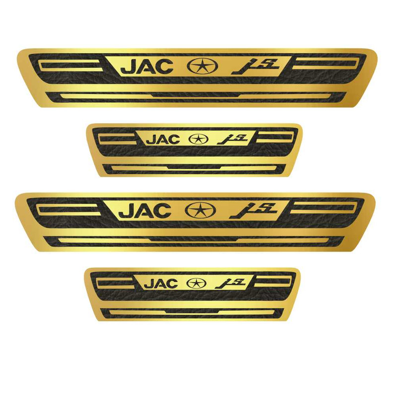 برچسب پارکابی خودرو کد A024 مناسب برای Jac J5 بسته 4 عددی