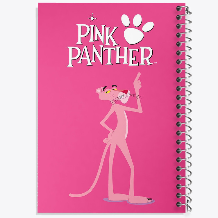 دفتر طراحی 50 برگ خندالو طرح پلنگ صورتی Pink Panther کد 1402