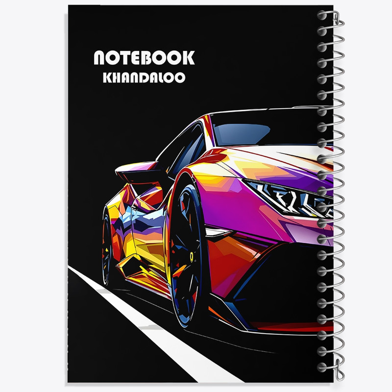 دفتر طراحی 50 برگ خندالو طرح لامبورگینی (Lamborghini) کد N7536