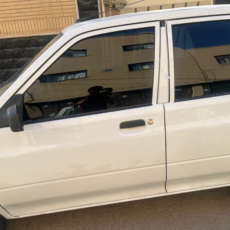 برچسب دودی شیشه خودرو هایلوکس کد Ddi05 مناسب برای دنا مجموعه 7 عددی به همراه جا کلیدی