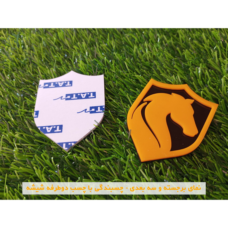 آرم خودرو مدل HORSE46IK-BLK مناسب برای دنا بسته 2 عددی