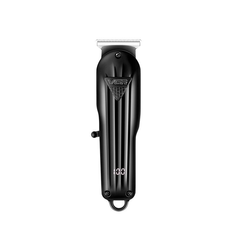 ماشین اصلاح موی سر و صورت وی جی ار مدل V-982 با تیغه استیل پیشرفته، منبع انرژی باتری، مدت زمان استفاده 120 دقیقه، مدت زمان شارژ 120 دقیقه، همراه با کابل شارژ USB، شانه و دفترچه راهنما