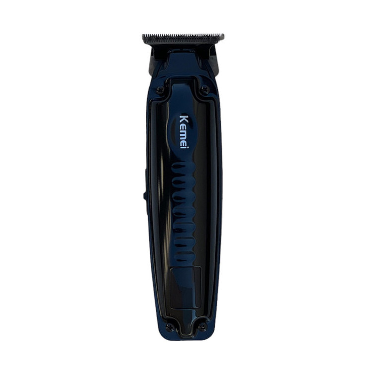 ماشین اصلاح موی صورت کیمی مدل KM-1578 با تیغه کربن استیل خودتیز شونده، قابلیت تنظیم سرعت، شانه قابل تنظیم، باتری 800 میلیآمپر، شارژ با کابل USB، نمایشگر LED و تکنولوژی برش مستقیم