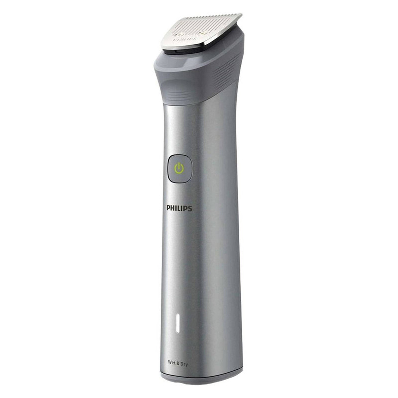 ماشین اصلاح موی سر و صورت فیلیپس مدل MG5930 با تیغه استیل خودتیزشونده، ضد آب، باتری قابل شارژ با 120 دقیقه زمان استفاده، تکنولوژی تنظیم سرعت هوشمند، سری اصلاح بدن و موزن گوش و بینی