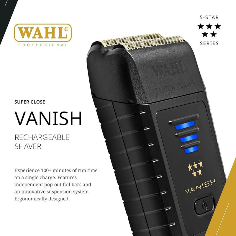 ماشین اصلاح موی سر و صورت وال پروفشنال مدل 8173-700 با تیغه استیل ضدزنگ، طراحی ارگونومیک، اصلاح فویلی صفر زن، باتری قابل شارژ با 100 دقیقه استفاده، طول سیم 2 متر، همراه با برس تمیز کننده و محافظ فویل