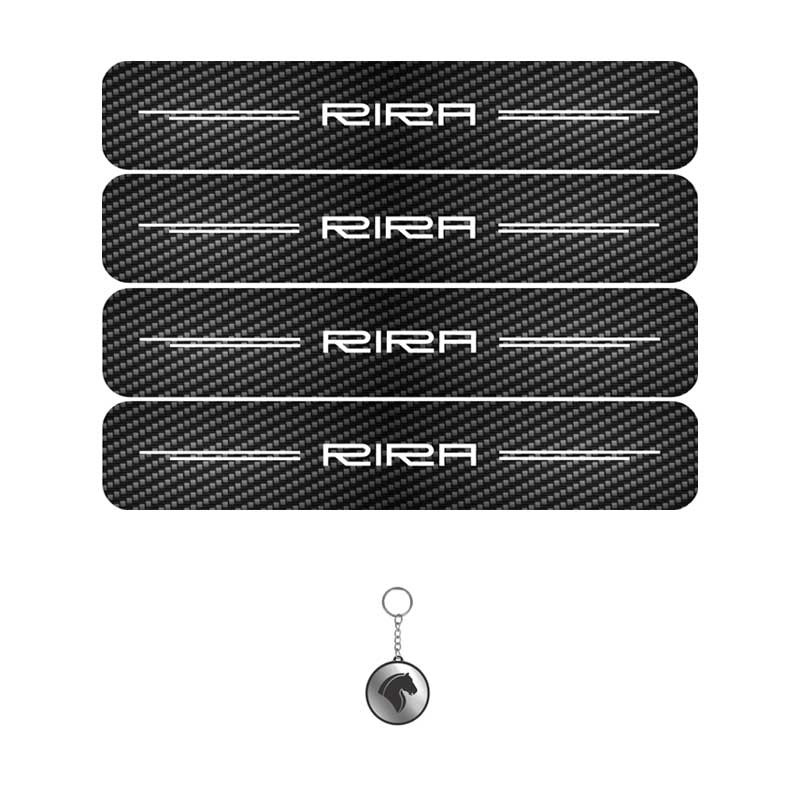 برچسب پارکابی مهدیار طرح کربن کد LCE0042 مناسب برای ریرا مجموعه 4 عددی به همراه جاکلیدی