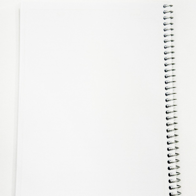 دفتر نقاشی 50 برگ سیمی مدل کتابخونه کد v2