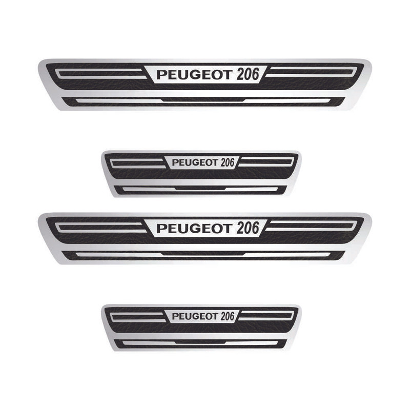 برچسب پارکابی خودرو کد S15 مناسب برای پژو 206 بسته 4 عددی