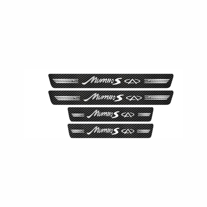 برچسب پارکابی خودرو ایلیدن طرح کربن مدل B0034 مناسب برای ام وی ام اس بسته 4 عددی