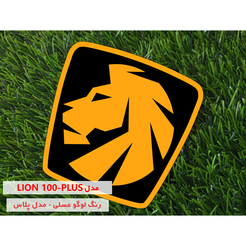 آرم صندوق عقب خودرو مدل LION100-YEL75 مناسب برای پژو پارس