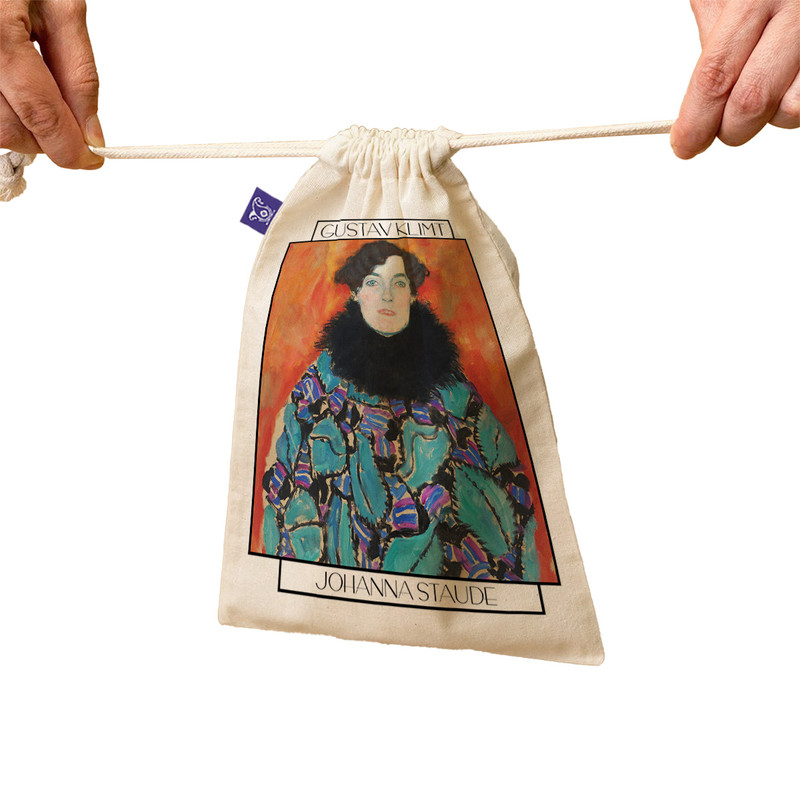 کیسه نان و سبزی ترمه طراحان ایده مدل پرتره یوهانا استود از کلیمت کد art0093 - M