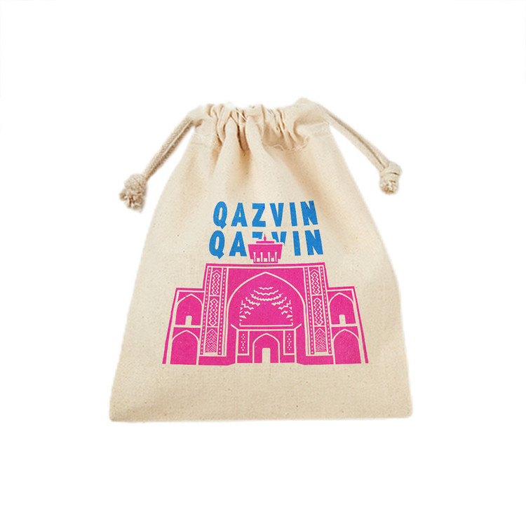 کیسه نان و سبزی ترمه طراحان ایده مدل نماد مسجدالنبی قزوین کد map0100 - M سایز 23x33 سانتی متر