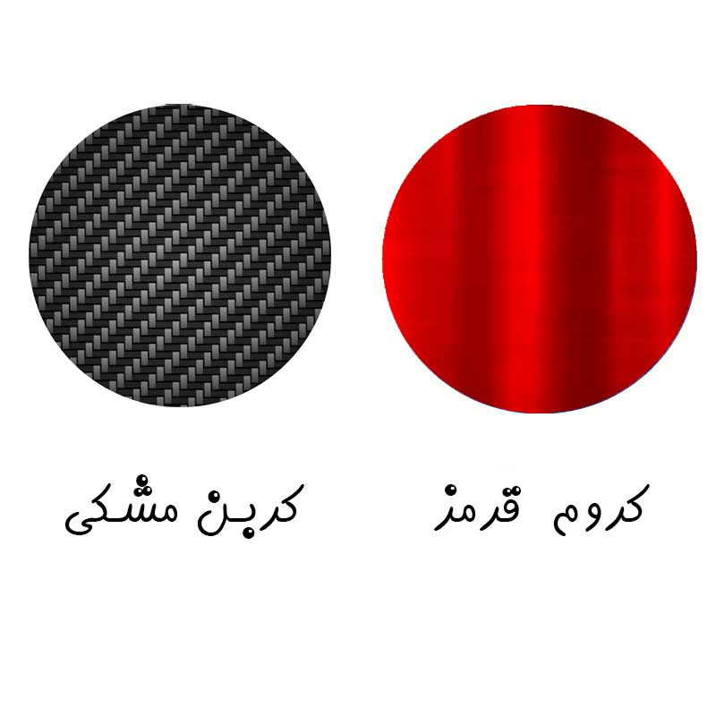 برچسب پارکابی خودرو لندمون کد LC004 MR مناسب برای تیبادو مجموعه 4عددی به همراه جاکلیدی
