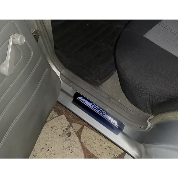 برچسب پارکابی مدل TURBO PRD مناسب برای پراید مجموعه 4 عددی