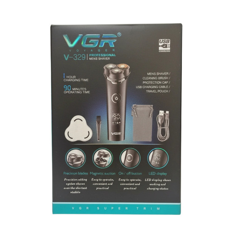 ماشین اصلاح موی صورت شارژی وی جی ار مدل V-329